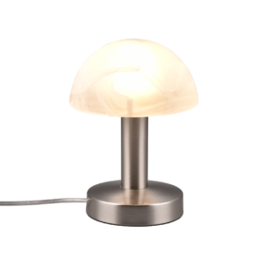 Επιτραπέζιο Φωτιστικό Trio Lighting FYNN II  1x E14 Νίκελ Ματ Μεταλλικό αφής  – 599100107