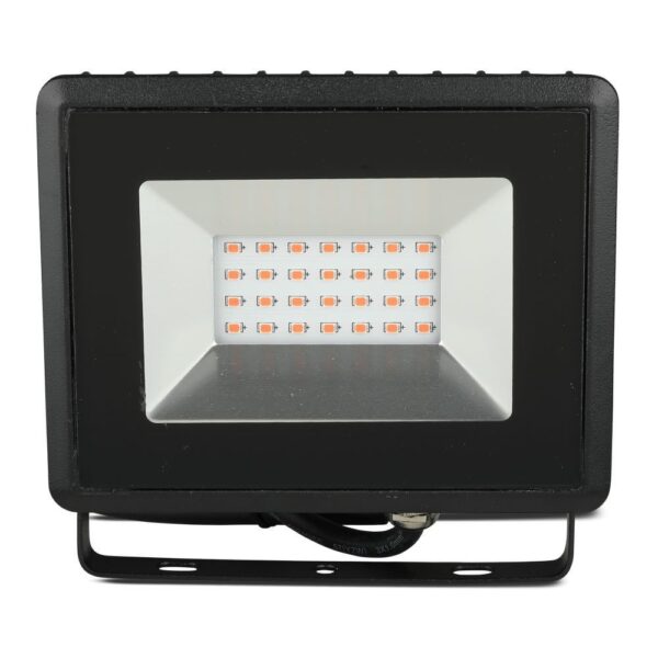 LED Προβολέας 20W Μαύρος V-TAC IP65 110° Κόκκινο – 5992