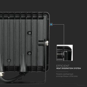LED Προβολέας 20W Μαύρος V-TAC IP65 110° Κόκκινο – 5992