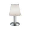 Επιτραπέζιο Φωτιστικό Trio Lighting MATS II 1x E14 Νίκελ Ματ Μεταλλικό αφής- 599700101