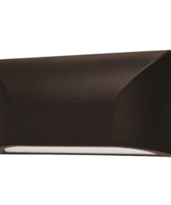 ΑΠΛΙΚΑ ΤΟΙΧΟΥ LED SLIM 6W IP65 220-240V 220X51X113mm ΜΑΥΡΟ PRO EUROLAMP 145-52051