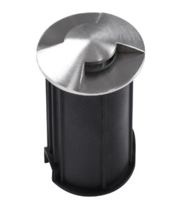 GloboStar® UNDERGROUND-RENA 90663 Χωνευτό Φωτιστικό Σποτ Δαπέδου Two Sided LED 1W 115lm 30° DC 24V Αδιάβροχο IP68 Φ5 x Υ9cm Φυσικό Λευκό 4500K – Ανοξείδωτο Ατσάλι – 3 Χρόνια Εγγύηση