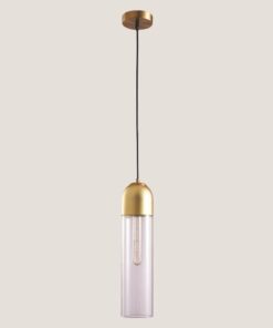 ΦΩΤΙΣΤΙΚΟ ΚΡΕΜΑΣΤΟ ΜΟΝΟ  Ε14X1 ΔΙΑΦΑΝΟ/ΧΡΥΣΟ EUROLAMP 144-40012