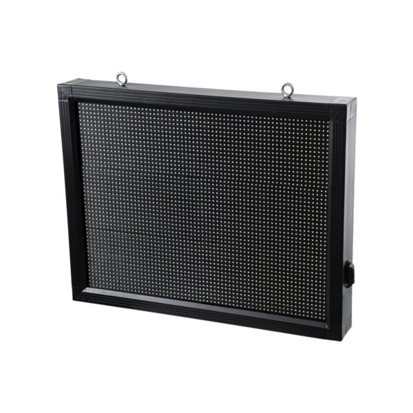 GloboStar® DISPLAY 90803 LED Scrolling Display 64x48cm - Κυλιόμενη Ψηφιακή Πινακίδα / Επιγραφή Μονής Όψης P10 LED SMD AC 220-240V - Λειτουργία μέσω Wi-Fi με Εφαρμογή APP - Αισθήτηρας Θερμοκρασίας και Υγρασίας - Αδιάβροχο IP65 - Μ72 x Π9 x Υ56cm - Πορτοκαλί - 1 Χρόνο Εγγύηση