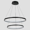 ΦΩΤΙΣΤΙΚΟ ΚΡΕΜΑΣΤΟ ΣΤΡΟΓΓΥΛΟ LED 37W  ΜΑΥΡΟ EUROLAMP 144-15005