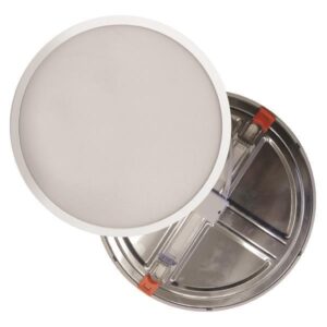 LED PANEL ΧΩΝΕΥΤΟ SLIM 20W ΜΕ ΡΥΘΜΙΖΟΜΕΝΗ ΕΓΚΟΠΗ Φ50-210mm 3000K ΛΕΥΚΟ PLUS EUROLAMP 145-68422