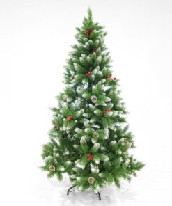 ΔΕΝΤΡΟ ΕΛΑΤΟ ΧΙΟΝΙΣΜΕΝΟ ΜΕ BERRY, 210cm EUROLAMP – 600-30172