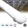 GloboStar® 60173 LED Γραμμικό Βιομηχανικό Φωτιστικό Tri-Proof 120cm 48W 5617lm 120° AC 220-240V Αδιάβροχο IP65 Μ120 x Π10,5 x Υ8cm Ψυχρό Λευκό 6000K – 3 Χρόνια Εγγύηση