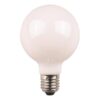 ΛΑΜΠΑ LED ΓΛΟΜΠΟ G125 CROSSED FILAMENT 8W Ε27  4000K 220-240V MILKY EUROLAMP 147-78441