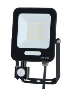 ΠΡΟΒΟΛΕΑΣ LED 30W SMD ΜΕ ΠΕΡΙΣΤΡΕΦΟΜΕΝΟ ΑΝΙΧΝΕΥΤΗ ΚΙΝΗΣΗΣ ΜΑΥΡΟΣ IP66 4000K PLUS EUROLAMP – 147-69067