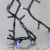 100 Λαμπάκια LED Σειρά με Bluetooth Πολύχρωμο+Θερμό Eurolamp με Προγράμματα Πράσινο Καλώδιο 8m – 600-11850