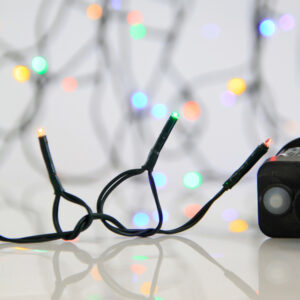 ΣΕΙΡΑ, 300 LED 3mm, 31 ΜΕΤΑΣΧΗΜΑΤΙΣΤΗ, 8 ΠΡΟΓΡΑΜΜΑΤΑ & ΜΝΗΜΗ, ΠΡΑΣΙΝΟ PVC ΚΑΛΩΔΙΟ, ΠΟΛΥΧΡΩΜΟ LED, ΑΝΑ 5cm, ΠΡΟΕΚΤΑΣΗ ΠΑΡΟΧΗΣ 3m, IP44 EUROLAMP – 600-13349