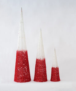 ΔΕΝΤΡΟ ΚΩΝΟΣ, ΛΕΥΚΟ-ΚΟΚΚΙΝΟ, 14x50cm EUROLAMP – 600-45623