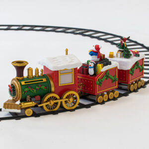 ΤΡΕΝΑΚΙ ΜΕ ΡΑΓΕΣ, ΜΕ ΜΟΥΣΙΚΗ ΚΑΙ ΚΙΝΗΣΗ, 2 LED, ΜΠΑΤΑΡΙΑΣ, ΤΡΕΝΟ 50cm, ΡΑΓΕΣ Φ115cm EUROLAMP – 600-45805