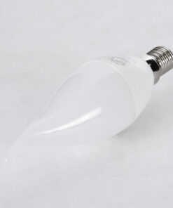 GloboStar® 60008 Λάμπα LED E14 C37T Κεράκι 6W 564lm 260° AC 220-240V IP20 Φ3.7 x Υ12.5cm Θερμό Λευκό 2700K – 3 Years Warranty