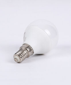 GloboStar® 60012 Λάμπα LED E14 G45 Γλομπάκι 4W 400lm 260° AC 220-240V IP20 Φ4.5 x Υ7.8cm Ψυχρό Λευκό 6000K – 3 Years Warranty