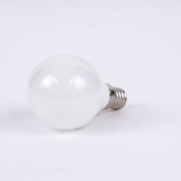 GloboStar® 60015 Λάμπα LED E14 G45 Γλομπάκι 6W 600lm 260° AC 220-240V IP20 Φ4.5 x Υ7.8cm Ψυχρό Λευκό 6000K – 3 Years Warranty