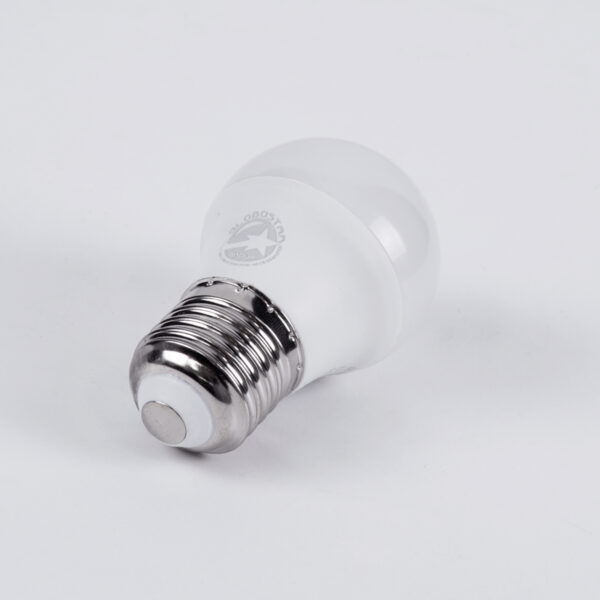 GloboStar® 60018 Λάμπα LED E27 G45 Γλομπάκι 4W 400lm 260° AC 220-240V IP20 Φ4.5 x Υ7.8cm Ψυχρό Λευκό 6000K – 3 Years Warranty