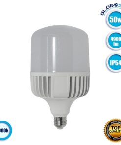 Λάμπα LED E27 High Bay 50W 230V 4900lm 260° Αδιάβροχη IP54 Ψυχρό Λευκό 6000k GloboStar 60063