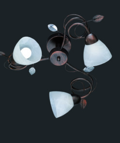 Φωτιστικό Οροφής Trio Lighting E14 Σκουριά Αντικέ Μεταλλικό 600700328