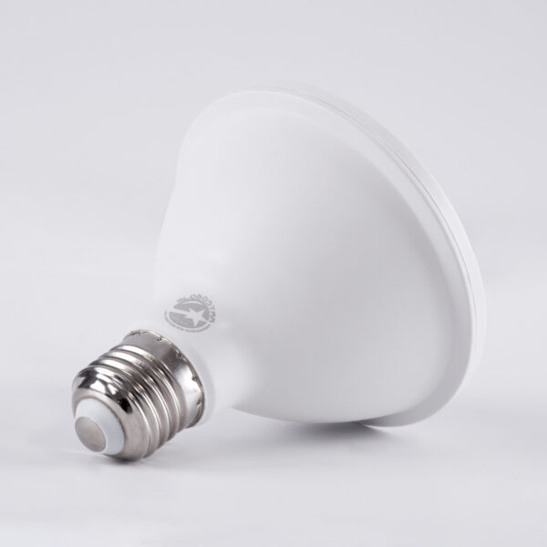 GloboStar® 60084 Λάμπα LED E27 PAR30 Σποτ 12W 1200lm 36° AC 220-240V IP20 Φ9.5 x Υ9.5cm Ψυχρό Λευκό 6000K – 3 Χρόνια Εγγύηση