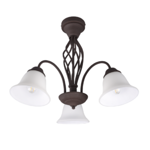 Φωτιστικό Οροφής Trio Lighting 3xE14   Σκουριά Μεταλλικό    – 601000324