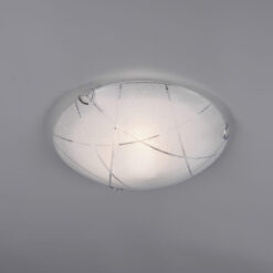 Φωτιστικό Οροφής Trio Lighting E27 Λευκό Γυαλί 601200100