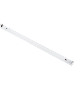 GloboStar® TUBATO 60147 Μεταλλικό Σκαφάκι για 1 x Λάμπα 60CM T8 G13 LED AC 220-240V IP20 Μ60 x Π3.4 x Υ4.3cm – 5 Χρόνια Εγγύηση
