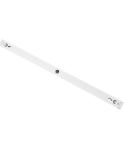 GloboStar® TUBATO 60147 Μεταλλικό Σκαφάκι για 1 x Λάμπα 60CM T8 G13 LED AC 220-240V IP20 Μ60 x Π3.4 x Υ4.3cm – 5 Χρόνια Εγγύηση