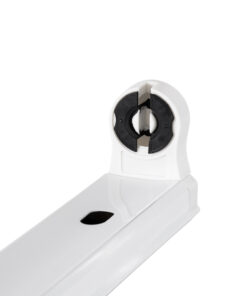 GloboStar® TUBATO 60147 Μεταλλικό Σκαφάκι για 1 x Λάμπα 60CM T8 G13 LED AC 220-240V IP20 Μ60 x Π3.4 x Υ4.3cm – 5 Χρόνια Εγγύηση