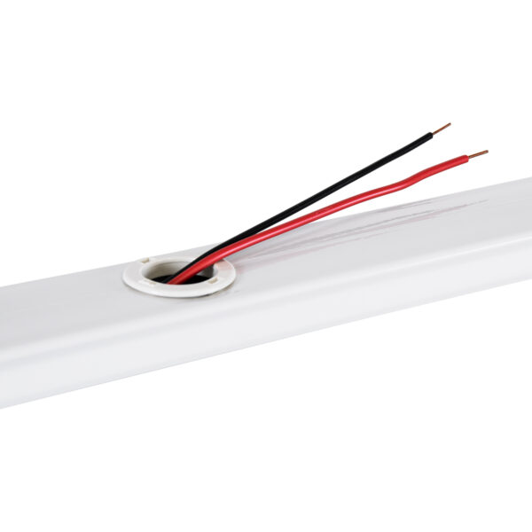 GloboStar® TUBATO 60149 Μεταλλικό Σκαφάκι για 1 x Λάμπα 120CM T8 G13 LED AC 220-240V IP20 Μ120 x Π3.4 x Υ4.3cm – 5 Χρόνια Εγγύηση