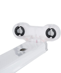 GloboStar® TUBATO 60151 Μεταλλικό Σκαφάκι για 2 x Λάμπες 60CM T8 G13 LED AC 220-240V IP20 Μ60 x Π7.2 x Υ4cm – 5 Χρόνια Εγγύηση