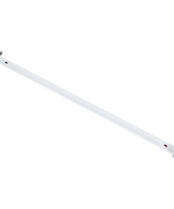 GloboStar® TUBATO 60152 Μεταλλικό Σκαφάκι για 2 x Λάμπες 90CM T8 G13 LED AC 220-240V IP20 Μ90 x Π7.2 x Υ4cm – 5 Χρόνια Εγγύηση