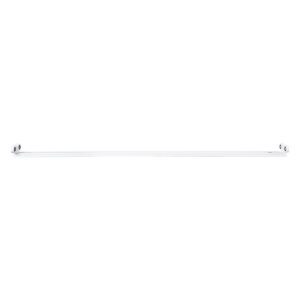 GloboStar® TUBATO 60152 Μεταλλικό Σκαφάκι για 2 x Λάμπες 90CM T8 G13 LED AC 220-240V IP20 Μ90 x Π7.2 x Υ4cm – 5 Χρόνια Εγγύηση