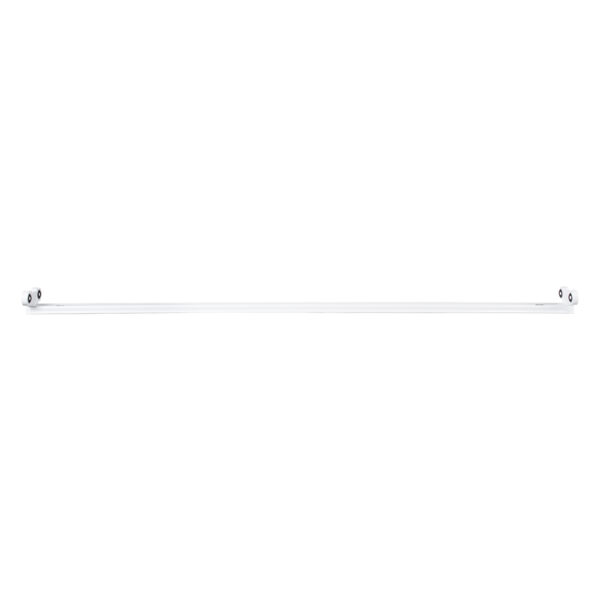 GloboStar® TUBATO 60152 Μεταλλικό Σκαφάκι για 2 x Λάμπες 90CM T8 G13 LED AC 220-240V IP20 Μ90 x Π7.2 x Υ4cm – 5 Χρόνια Εγγύηση