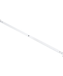 GloboStar® TUBATO 60153 Μεταλλικό Σκαφάκι για 2 x Λάμπες 120CM T8 G13 LED AC 220-240V IP20 Μ120 x Π7.2 x Υ4cm – 5 Χρόνια Εγγύηση