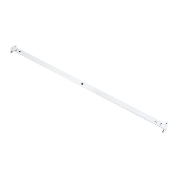 GloboStar® TUBATO 60153 Μεταλλικό Σκαφάκι για 2 x Λάμπες 120CM T8 G13 LED AC 220-240V IP20 Μ120 x Π7.2 x Υ4cm – 5 Χρόνια Εγγύηση