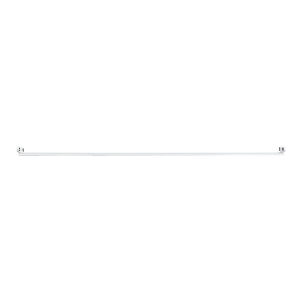 GloboStar® TUBATO 60153 Μεταλλικό Σκαφάκι για 2 x Λάμπες 120CM T8 G13 LED AC 220-240V IP20 Μ120 x Π7.2 x Υ4cm – 5 Χρόνια Εγγύηση