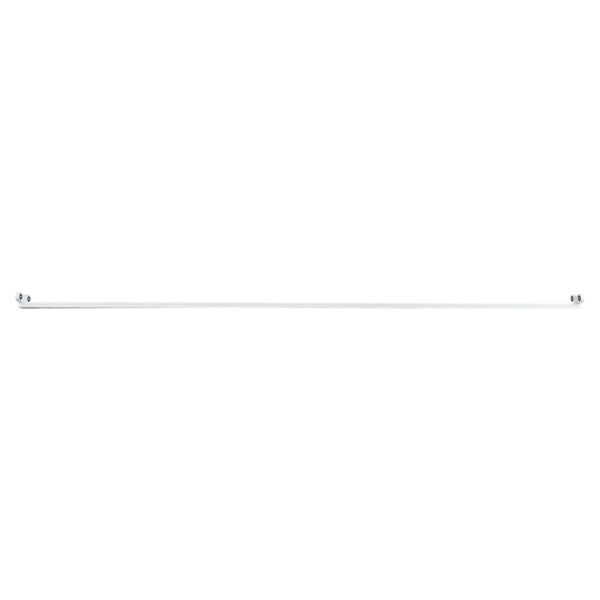GloboStar® TUBATO 60154 Μεταλλικό Σκαφάκι για 2 x Λάμπες 150CM T8 G13 LED AC 220-240V IP20 Μ150 x Π7.2 x Υ4cm – 5 Χρόνια Εγγύηση