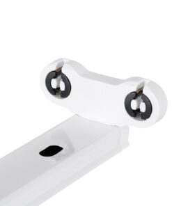 GloboStar® TUBATO 60154 Μεταλλικό Σκαφάκι για 2 x Λάμπες 150CM T8 G13 LED AC 220-240V IP20 Μ150 x Π7.2 x Υ4cm – 5 Χρόνια Εγγύηση