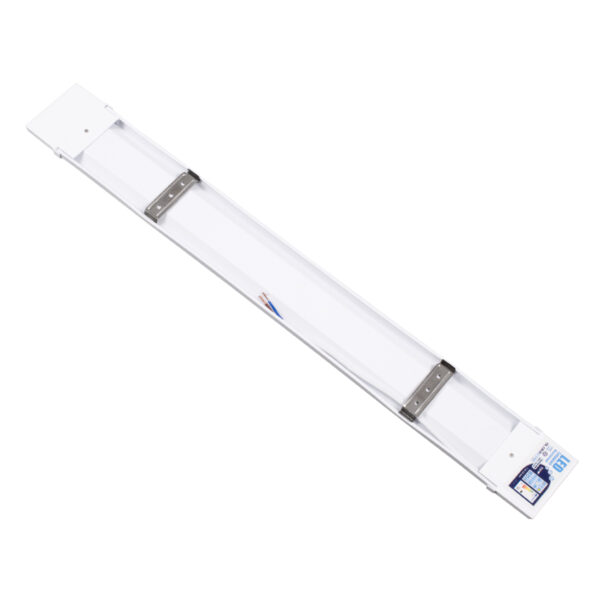 GloboStar® 60157 LED Γραμμικό Βιομηχανικό Φωτιστικό Tri-Proof 60cm 20W 1808lm 120° AC 220-240V Αδιάβροχο IP65 Μ60 x Π7.5 x Υ2.5cm Θερμό Λευκό 2700K – 2 Χρόνια Εγγύηση