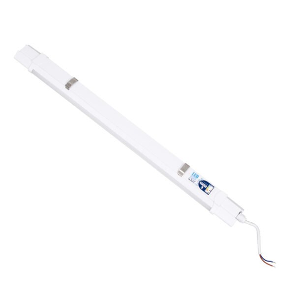 GloboStar® 60161 LED Γραμμικό Βιομηχανικό Φωτιστικό Tri-Proof 60cm 18W 2006lm 120° AC 220-240V Αδιάβροχο IP65 Μ60 x Π6 x Υ4cm Ψυχρό Λευκό 6000K – 3 Χρόνια Εγγύηση