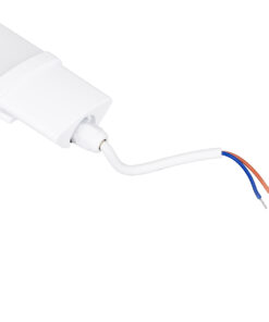 GloboStar® 60163 LED Γραμμικό Βιομηχανικό Φωτιστικό Tri-Proof 60cm 18W 1936lm 120° AC 220-240V Αδιάβροχο IP65 Μ60 x Π6 x Υ4cm Θερμό Λευκό 2700K – 3 Χρόνια Εγγύηση