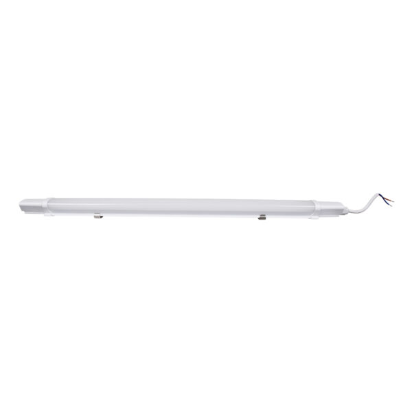 GloboStar® 60163 LED Γραμμικό Βιομηχανικό Φωτιστικό Tri-Proof 60cm 18W 1936lm 120° AC 220-240V Αδιάβροχο IP65 Μ60 x Π6 x Υ4cm Θερμό Λευκό 2700K – 3 Χρόνια Εγγύηση