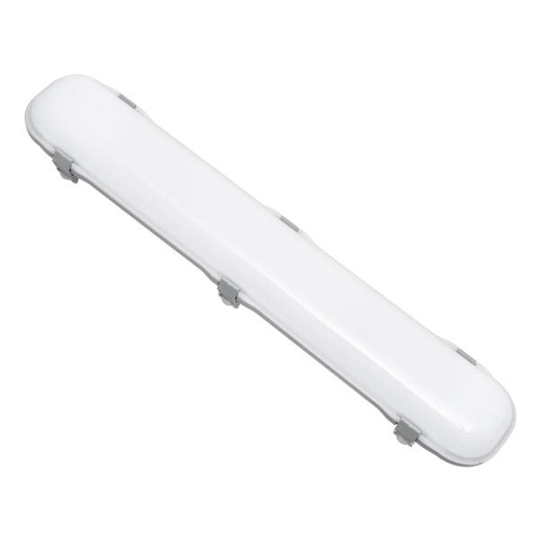 GloboStar® 60170 LED Γραμμικό Βιομηχανικό Φωτιστικό Tri-Proof 60cm 24W 2785lm 120° AC 220-240V Αδιάβροχο IP65 Μ60 x Π10.5 x Υ8cm Ψυχρό Λευκό 6000K – 3 Χρόνια Εγγύηση