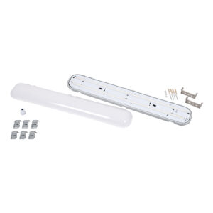 GloboStar® 60171 LED Γραμμικό Βιομηχανικό Φωτιστικό Tri-Proof 60cm 24W 2738lm 120° AC 220-240V Αδιάβροχο IP65 Μ60 x Π10.5 x Υ8cm Φυσικό Λευκό 4500K – 3 Χρόνια Εγγύηση