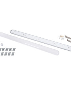 GloboStar® 60173 LED Γραμμικό Βιομηχανικό Φωτιστικό Tri-Proof 120cm 48W 5617lm 120° AC 220-240V Αδιάβροχο IP65 Μ120 x Π10,5 x Υ8cm Ψυχρό Λευκό 6000K – 3 Χρόνια Εγγύηση