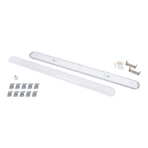 GloboStar® 60174 LED Γραμμικό Βιομηχανικό Φωτιστικό Tri-Proof 120cm 48W 5522lm 120° AC 220-240V Αδιάβροχο IP65 Μ120 x Π10,5 x Υ8cm Φυσικό Λευκό 4500K – 3 Χρόνια Εγγύηση