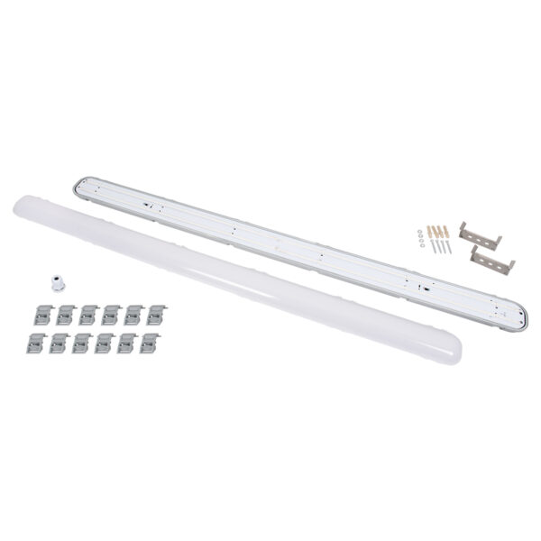 GloboStar® 60176 LED Γραμμικό Βιομηχανικό Φωτιστικό Tri-Proof 150cm 72W 8449lm 120° AC 220-240V Αδιάβροχο IP65 Μ150 x Π10,5x Υ8cm Ψυχρό Λευκό 6000K – 3 Χρόνια Εγγύηση