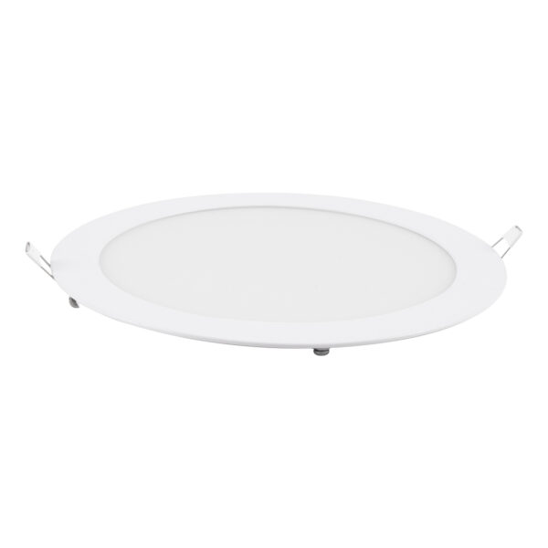 GloboStar® 60189 Χωνευτό LED Panel Φ22cm 20W 2120lm 120° AC 220-240V IP20 Φ22.2 x Υ1.9cm Φυσικό Λευκό 4500K – 3 Years Warranty